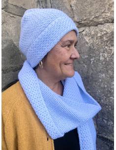 Pure merino wool hat with honeycomb sides for men and women 2