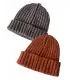 Luxury single ribbed cashmere and wool hat