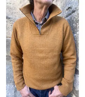 Suéter original de lana merino Submariners para hombre, color negro