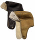 Luxurious chapkas in guenuine sheepskin , and grey wool
