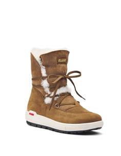 Women shearling and hydro suede leather winter boots - Olang MAKA
