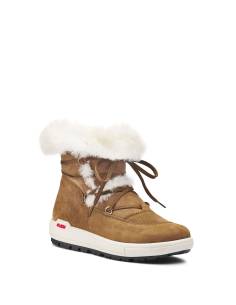Women shearling and hydro suede leather winter boots - Olang MAKA 2