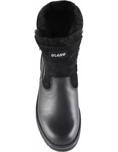 Women shearling and hydro suede leather winter boots - Olang DEBORA