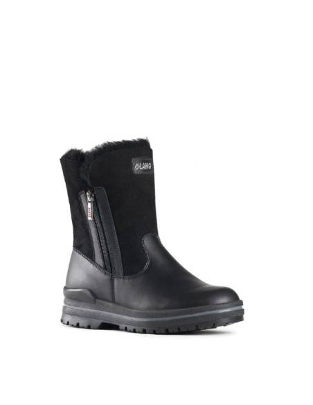 Women shearling and hydro suede leather winter boots - Olang DEBORA
