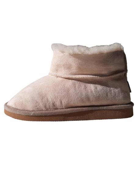 Swedish warm slippers for women in lambskin