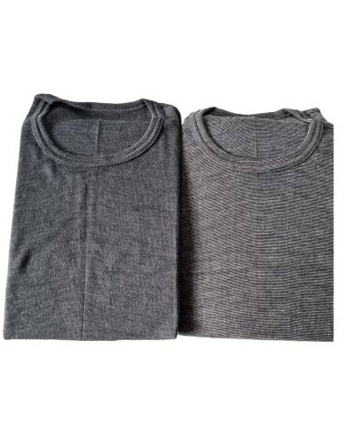 Jersey man handle short sleeve Wool and Silk