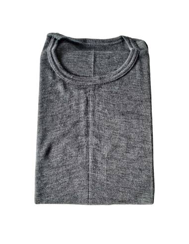 Jersey man handle short sleeve Wool and Silk