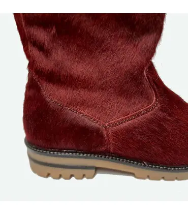 Warm women's boots in leather and real sheepskin Olang Lima 1