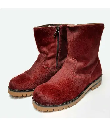 Warm women's boots in leather and real sheepskin Olang Lima 1