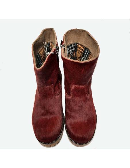 Warm women's boots in leather and real sheepskin Olang Lima 1