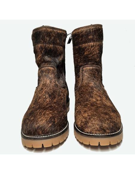 Boots femme en peau de vache véritable Olang Peru