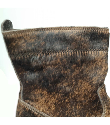 Warme Damen-Stiefeletten aus echtem Leder und Schaffell Olang Lima 1