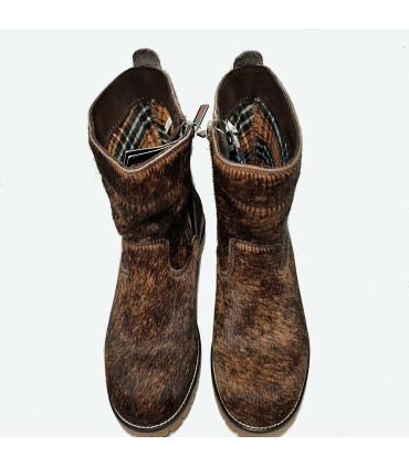 Warm women's boots in leather and real sheepskin Olang Lima 1