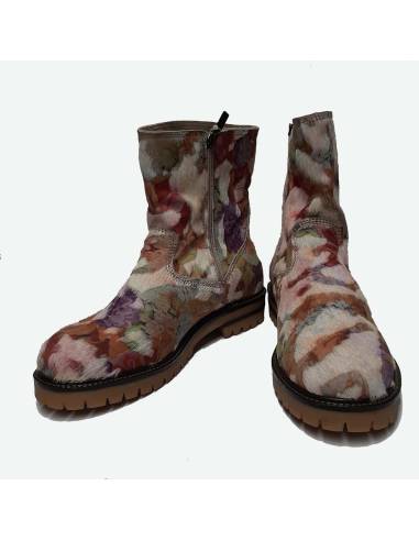 Warme Damen-Stiefeletten aus echtem Leder und Schaffell Olang Lima 1