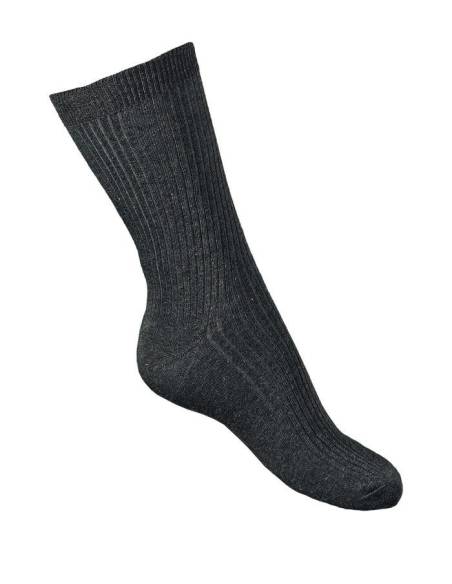 Nicht Comprimantes grau Baumwolle Herren Socken