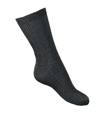 Non comprimantes gray cotton men socks