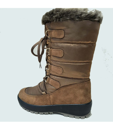 Damen Leder und wasserdichte Textil Schneeschuhe Olang FENICE