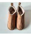 Cálidas zapatillas nórdicas de piel de cordero SALLY