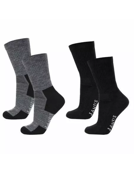 Chaussettes Laine Mérinos Homme – Lot De 5 Paires – Chaudes, Respirantes – Randonnée, Ski, Hiver