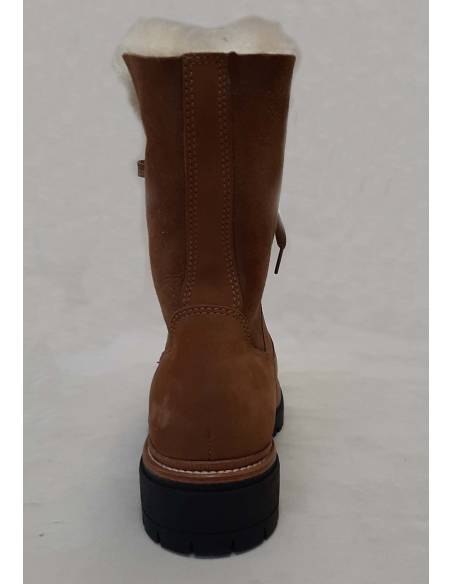 Bottes femme chaudes en peau de mouton hydrofuge