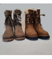 Warme Damenstiefel aus wasserabweisendem Schafsfell - Olang Galles