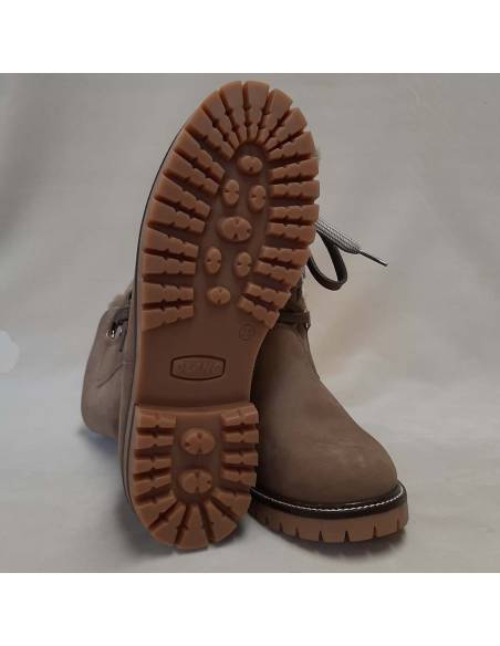Bottes femme chaudes en peau de mouton hydrofuge