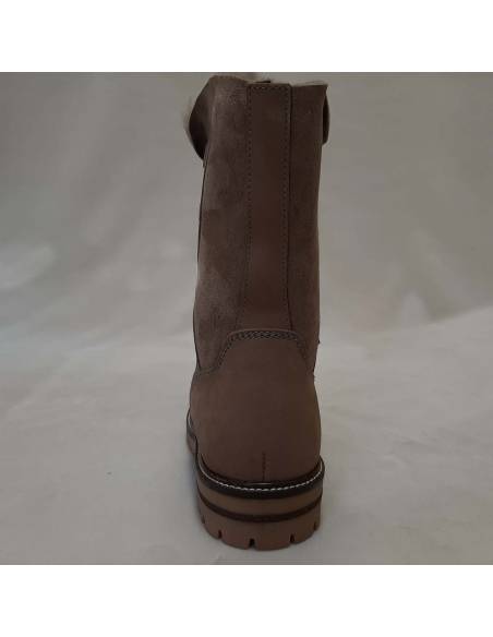 Bottes femme chaudes en peau de mouton hydrofuge