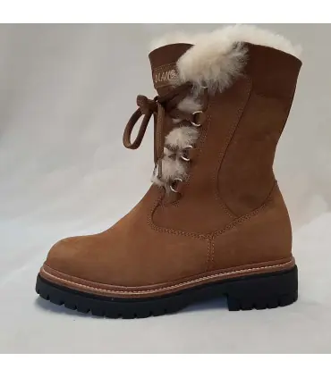 Bottes femme chaudes en peau de mouton hydrofuge