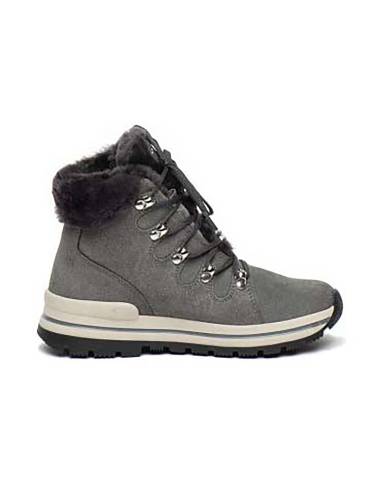 Winterstiefeletten aus gewendetem Schafsfell für Frauen Olang Gufo mokka