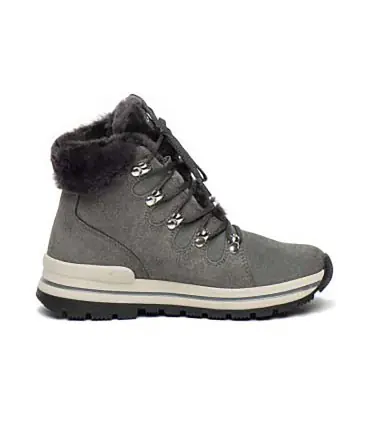 Bottines hiver en peau de mouton retournée Femme - Olang Gufo GRIS