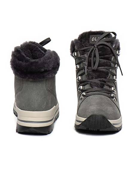 Women's winter sheepskin boots Olang Gufo mocha