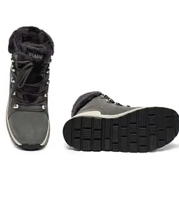 bottes hiver chaudes peau de mouton retournée Femme - Olang Gufo GRIS