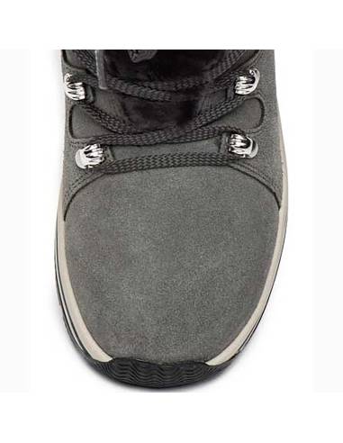 Boots chaudes en peau de mouton retournée Femme - Olang Gufo GRIS