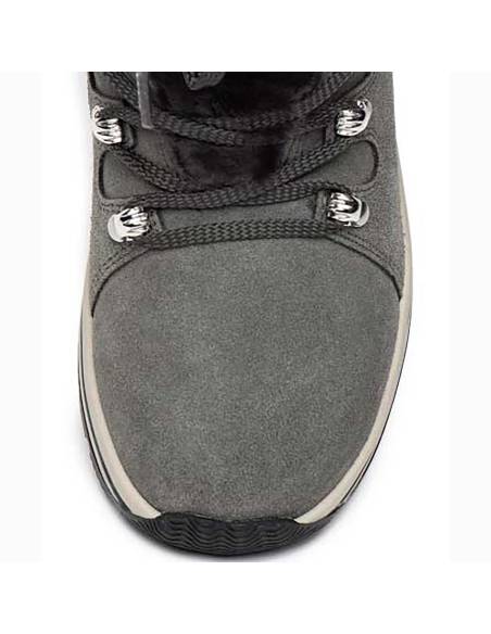 Boots chaudes en peau de mouton retournée Femme - Olang Gufo GRIS