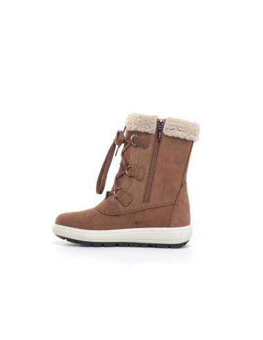 Bottes d'hiver en cuir hydrofuge fourré laine pour femme - Olang HUPA