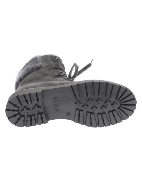 Women's snow boot hydro repellent natural York leather upper Olang Meribel