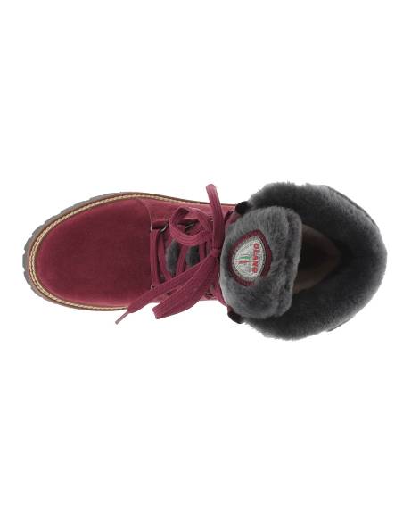 Women's snow boot hydro repellent natural York leather upper Olang Meribel