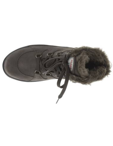 Botines deportivos de mujer Olang de piel roja repelente al agua