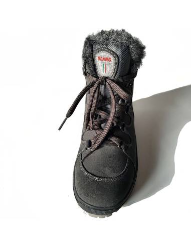 Olang woman's sporty water-repellent red leather ankle boots