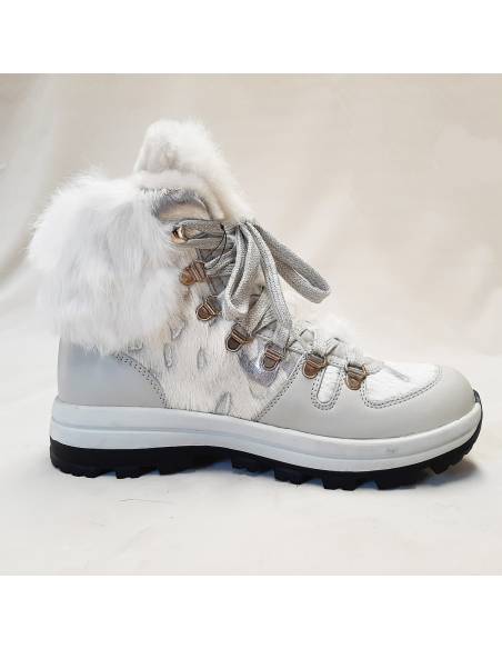 Botas de nieve après-ski para mujer en piel de vacuno Astracán.