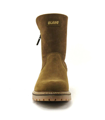 Women's winter boots in waterproof leather with lambskin lining - Olang DEBORA