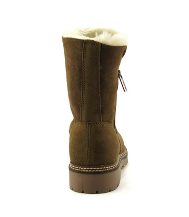 Women's winter boots in waterproof leather with lambskin lining - Olang DEBORA
