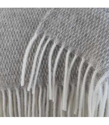 Throws herringbone in pure Virgin wool 140 x 240 cm