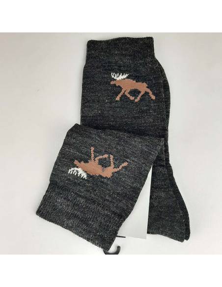 Herren merinowoll Socken mit Nordishe Muster