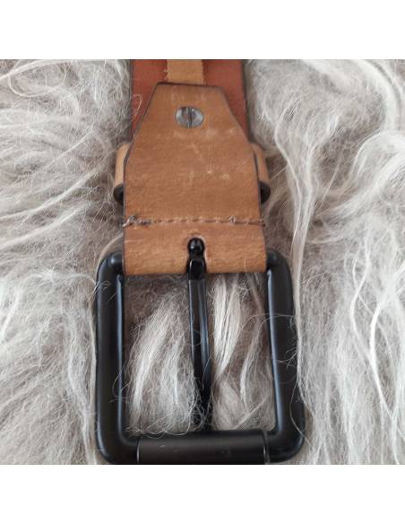 Ceinture en cuir de vache véritable ashford