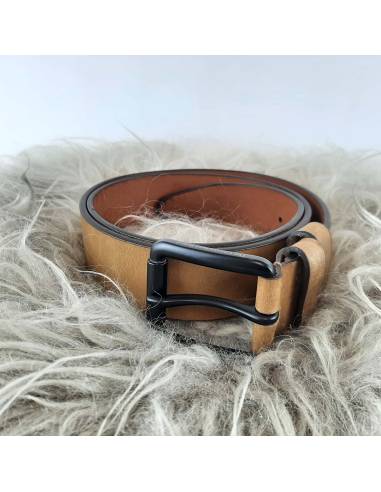 Ceinture en cuir de vache véritable ashford