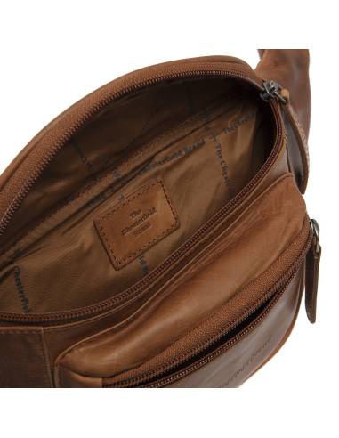 Sac Banane en cuir véritable cognac