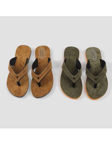 【MODERNIF】Oud leather flip flops $_57.JPG?set_id=880000500F