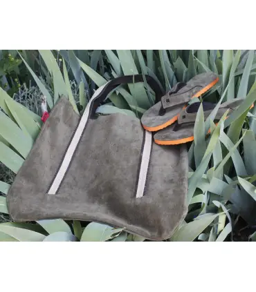 Women's Nubuck Cognac Bag VILNIUS