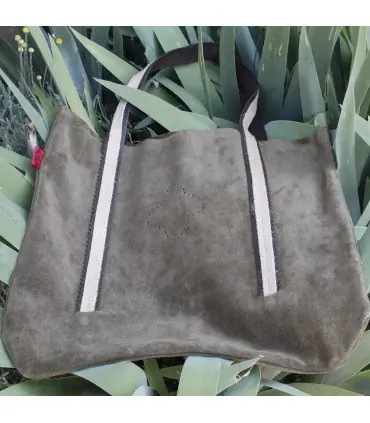 Women's Nubuck Cognac Bag VILNIUS